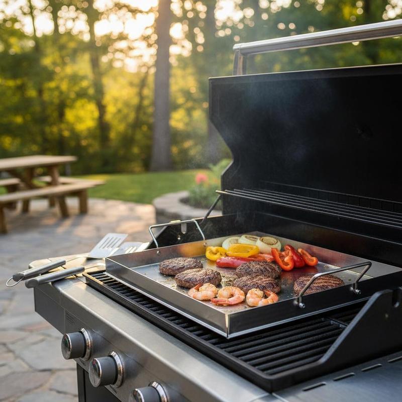 Universal Flat Top Griddle 18x - Camping Cooking Flat Top recension och pris