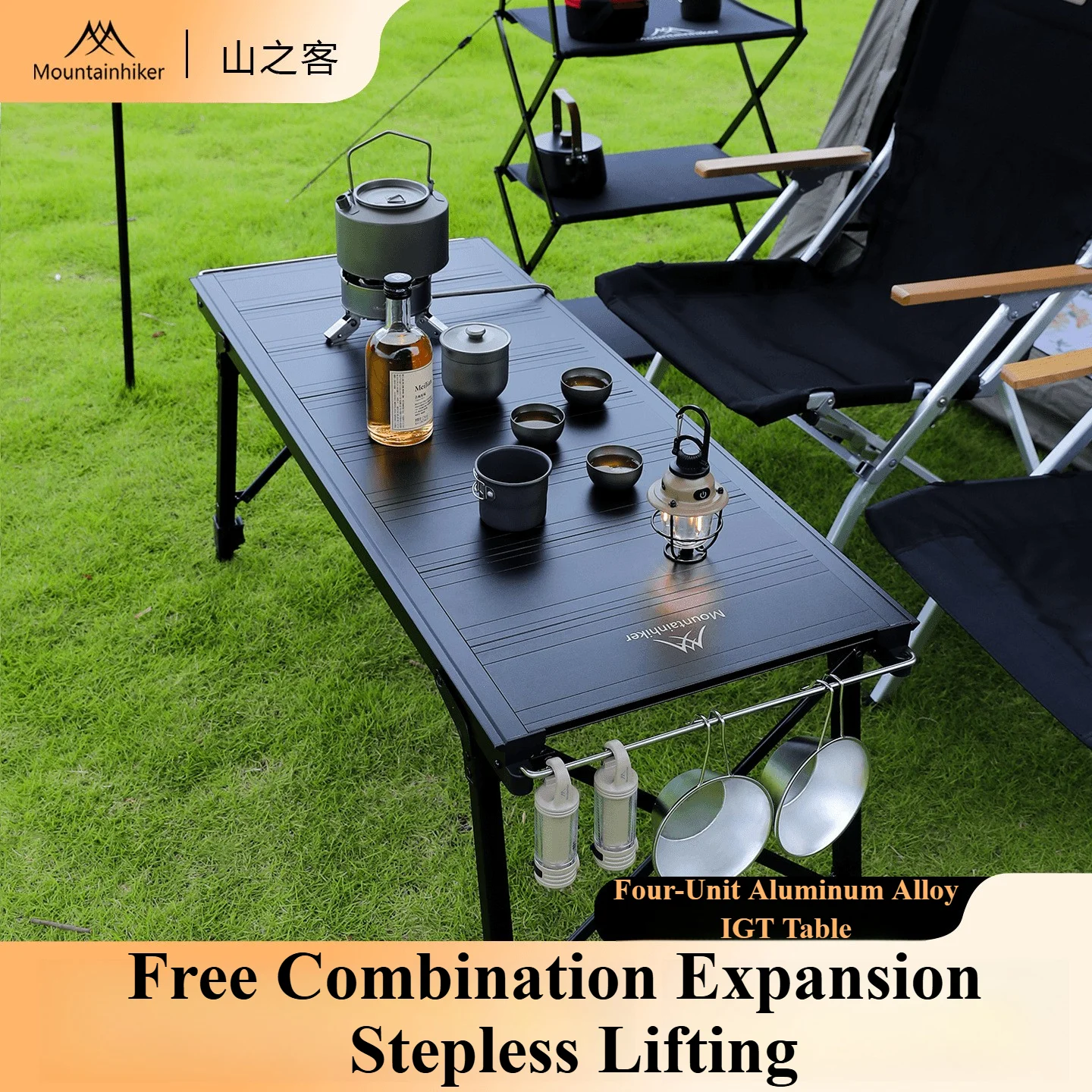 Mountainhiker Camping Folding  - Camping Cooking Table recension och pris
