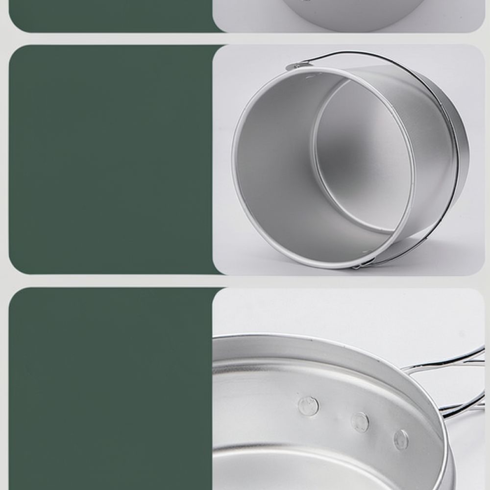 Outdoor Picnic Aluminum Cookwa - Camping Cooking Dining Set recension och pris
