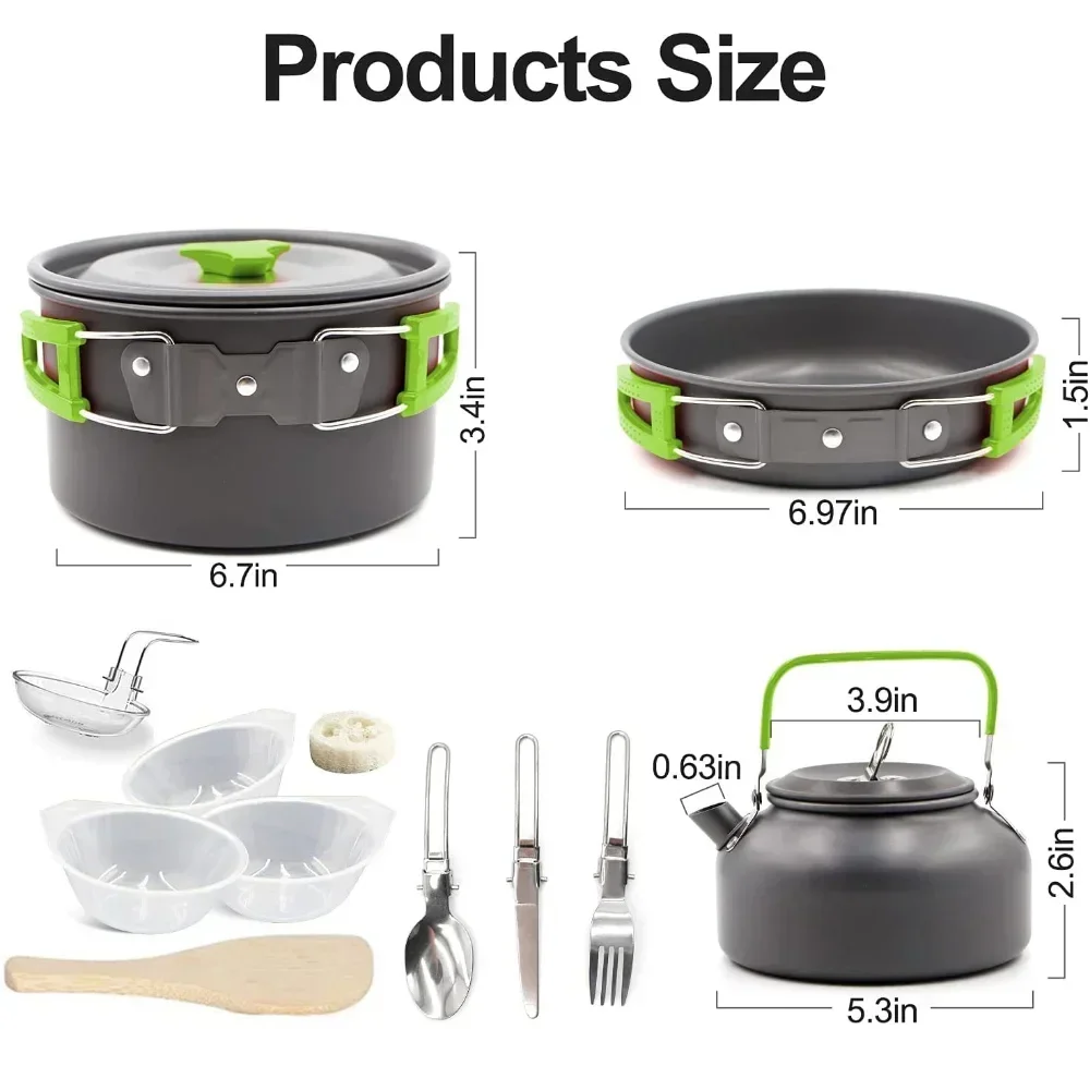 Camping Cooking Set Portable L - Camping Cooking Organizer recension och pris