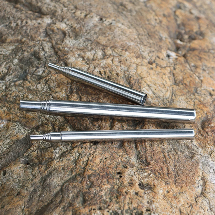Stainless Steel Blowpipe Pocke - Camping Hiking Cooking recension och pris