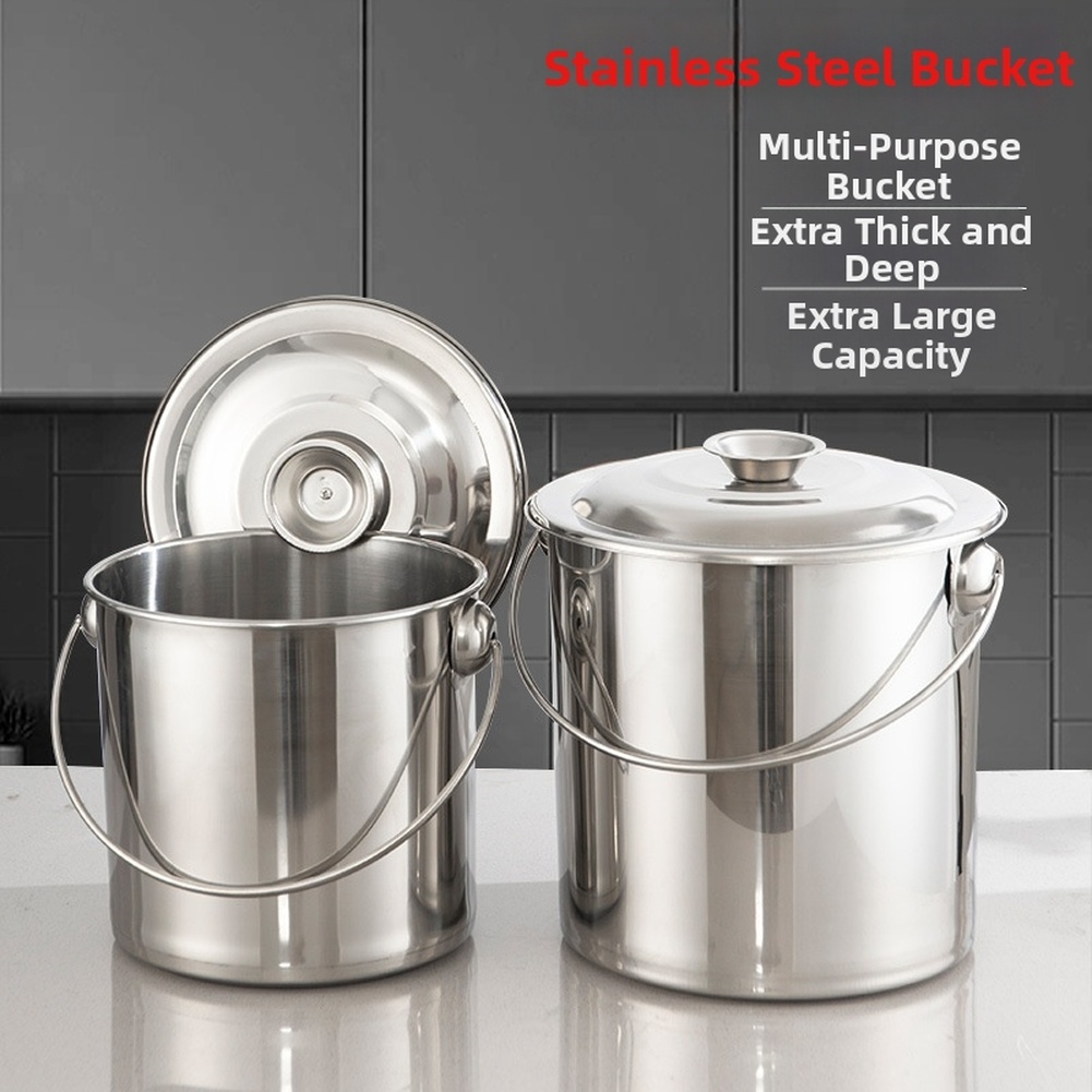 /Stainless /Steel /Thickened P - Camping Cooking Container recension och pris