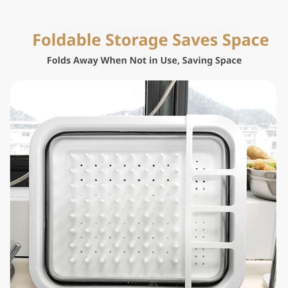 Foldable Dish Drainer Bowl Rac - Camping Cooking Organizer recension och pris
