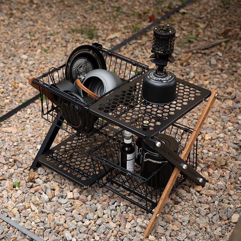 Portable Folding Camping Table - Camping Cooking Table recension och pris