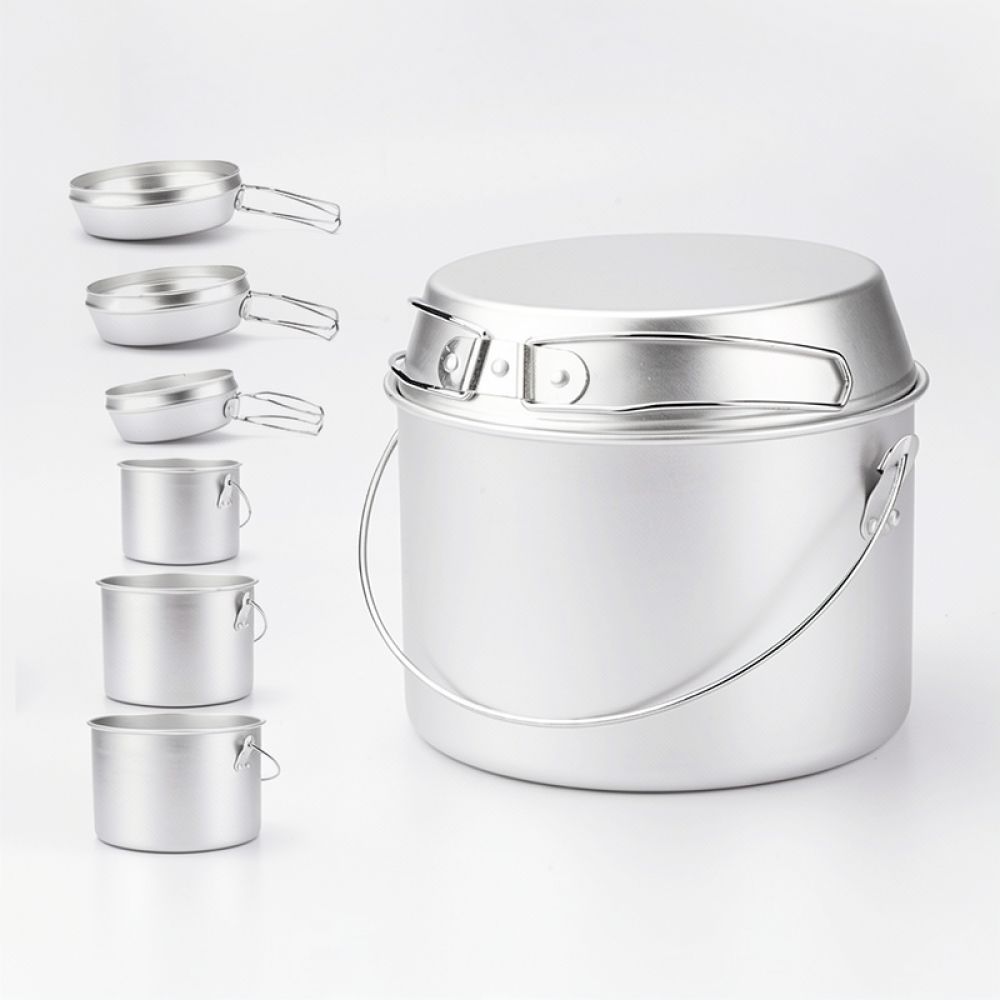 Outdoor Aluminum Cookware For  - Camping Cooking Dining Set recension och pris
