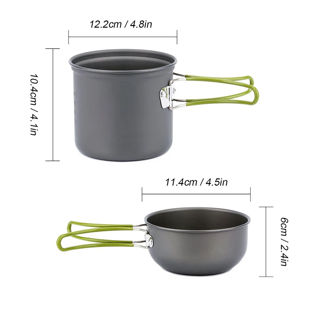 Camping Cookware Kit with Stov - Camping Cooking Organizer recension och pris